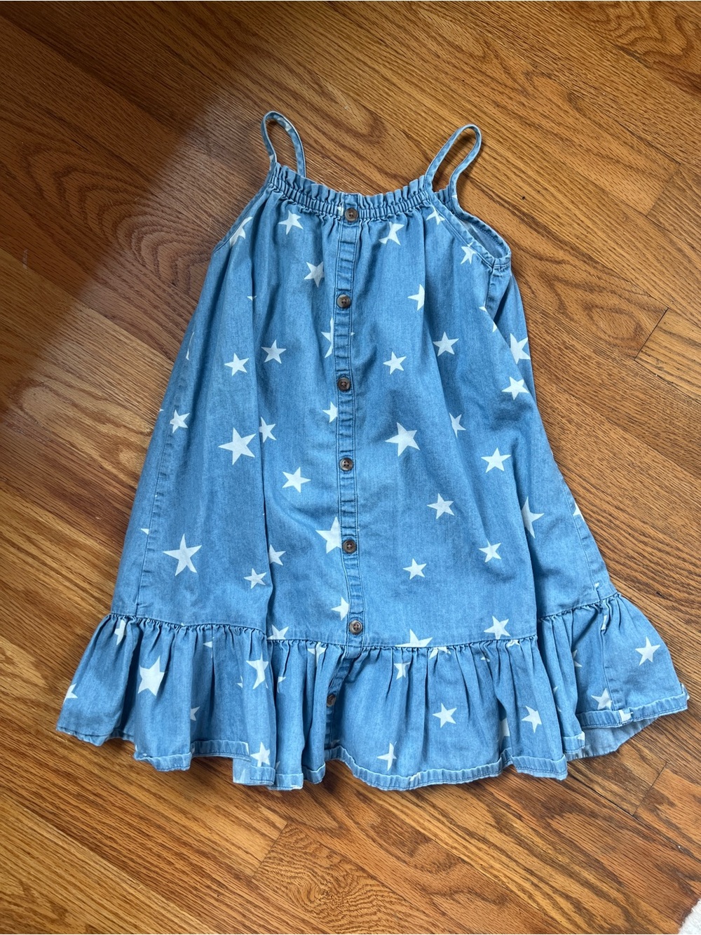 Old Navy Toddler Chambray Dress with White Stars